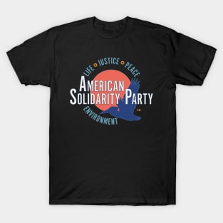 American Solidarity Party Logo with Party Platform Principles T-Shirt